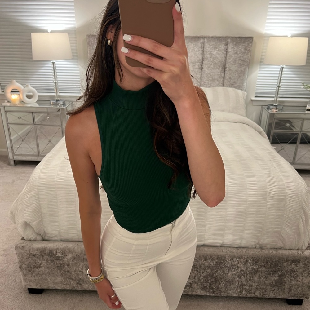 Zara Mock Neck Tank